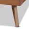 Baxton Studio Aimi Mid-Century Modern Walnut Brown Finished Wood Twin Size Platform Bed 183-11112-11159-Zoro - alternate 4